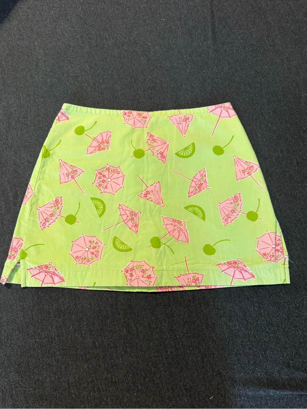 Vintage Lilly Pulitzer "Singapore Sling" Mini Skirt - Size 10 - Picture 1 of 4